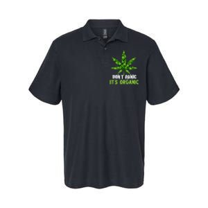 Don't Panic It's Organic Medical Marijuana Softstyle Adult Sport Polo