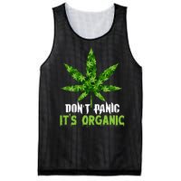 Don't Panic It's Organic Medical Marijuana Mesh Reversible Basketball Jersey Tank