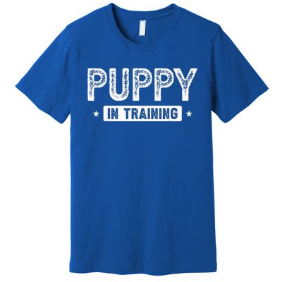 Dog Puppy In Training Premium T-Shirt