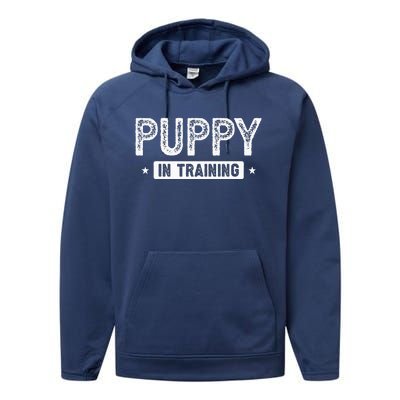 Dog Puppy In Training Performance Fleece Hoodie