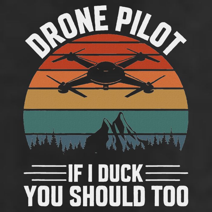 Drone Pilot If I Duck You Should Too, Quadcopter Drone Pilot Knit Cap Winter Beanie