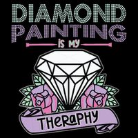 Diamond Painting Is My Therapy Diamond Painting Gifts Bucket Hat