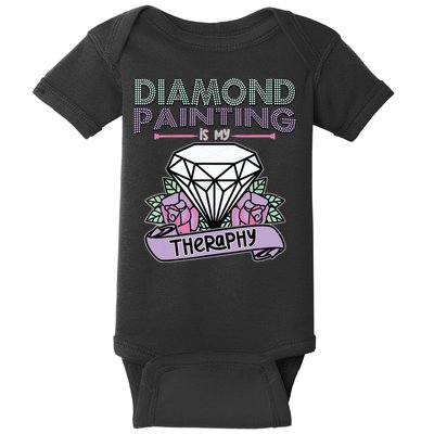 Diamond Painting Is My Therapy Diamond Painting Gifts Baby Bodysuit