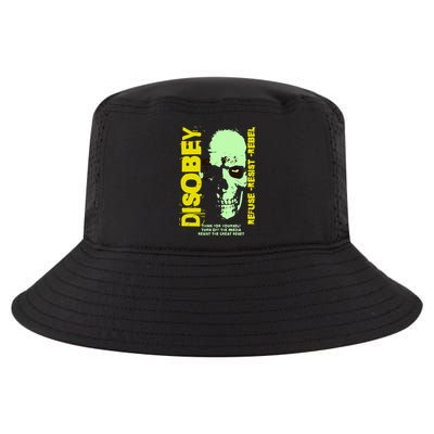 Disobey Politically Incorrect Resist The Great Reset Cool Comfort Performance Bucket Hat