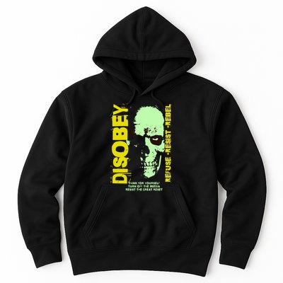 Disobey Politically Incorrect Resist The Great Reset Hoodie