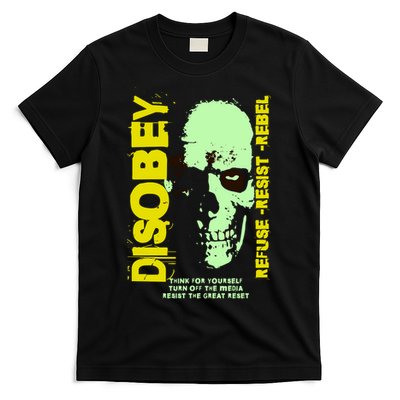Disobey Politically Incorrect Resist The Great Reset T-Shirt