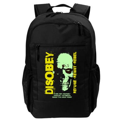 Disobey Politically Incorrect Resist The Great Reset Backpack