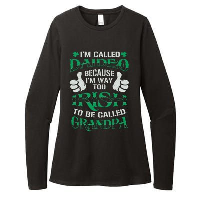 Daideo Proud Irish Grandpa Saint Patrick's Day Womens CVC Long Sleeve Shirt