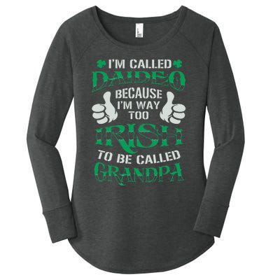 Daideo Proud Irish Grandpa Saint Patrick's Day Women's Perfect Tri Tunic Long Sleeve Shirt