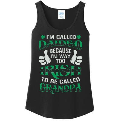 Daideo Proud Irish Grandpa Saint Patrick's Day Ladies Essential Tank