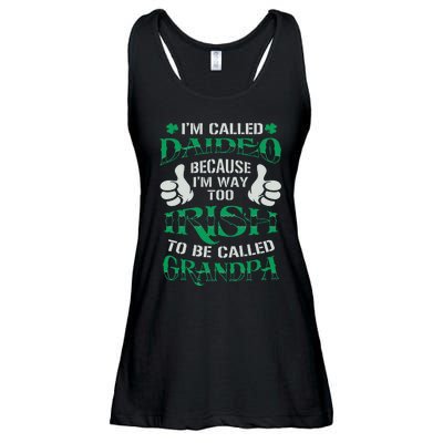 Daideo Proud Irish Grandpa Saint Patrick's Day Ladies Essential Flowy Tank