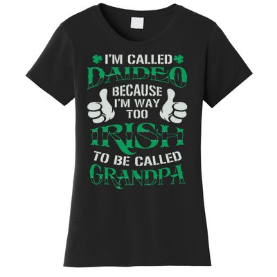 Daideo Proud Irish Grandpa Saint Patrick's Day Women's T-Shirt