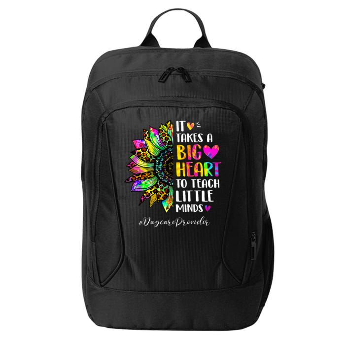 Daycare Provider It Takes A Big Heart To Shape Little Minds City Backpack