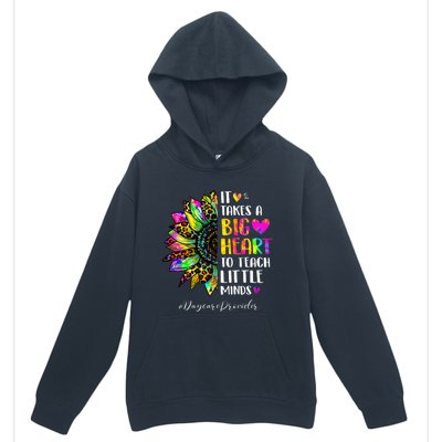 Daycare Provider It Takes A Big Heart To Shape Little Minds Urban Pullover Hoodie