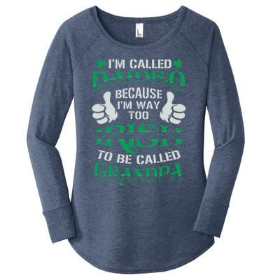 Daideo Proud Irish Grandpa Saint Patrick's Day Women's Perfect Tri Tunic Long Sleeve Shirt