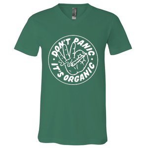 DonT Panic  ItS Organic V-Neck T-Shirt