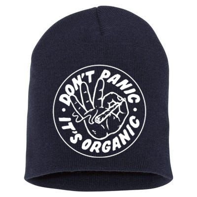 DonT Panic  ItS Organic Short Acrylic Beanie