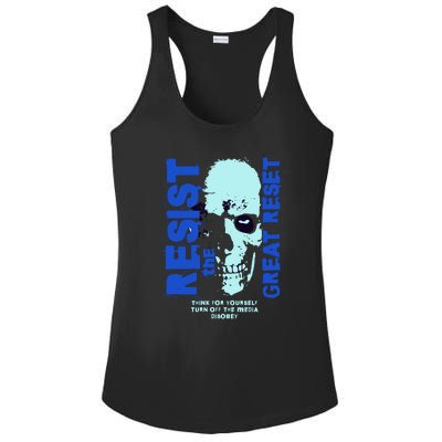 Disobey Politically Incorrect Resist The Great Reset Ladies PosiCharge Competitor Racerback Tank