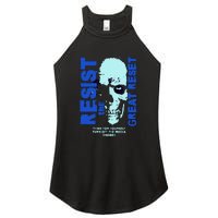 Disobey Politically Incorrect Resist The Great Reset Women's Perfect Tri Rocker Tank