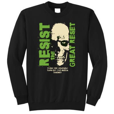 Disobey Politically Incorrect Resist The Great Reset Sweatshirt