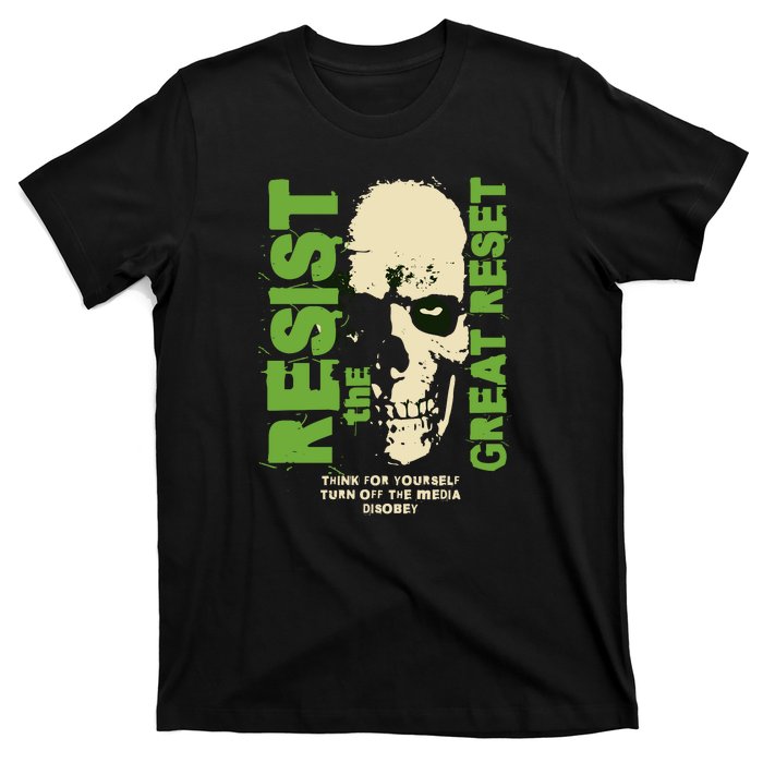 Disobey Politically Incorrect Resist The Great Reset T-Shirt