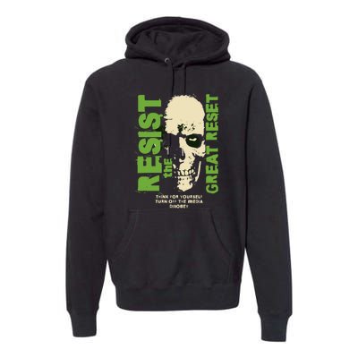 Disobey Politically Incorrect Resist The Great Reset Premium Hoodie