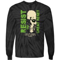 Disobey Politically Incorrect Resist The Great Reset Tie-Dye Long Sleeve Shirt