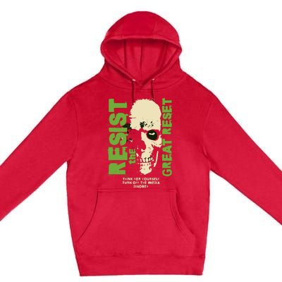 Disobey Politically Incorrect Resist The Great Reset Premium Pullover Hoodie