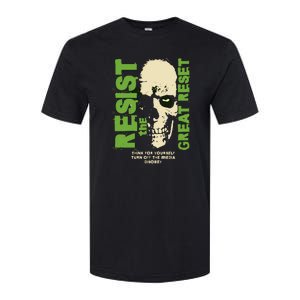 Disobey Politically Incorrect Resist The Great Reset Softstyle CVC T-Shirt