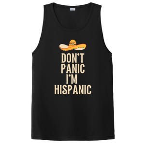 Dont Panic Im Hispanic PosiCharge Competitor Tank