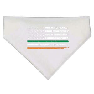 Distressed Patriotic Irish American Flag Gift USA-Made Doggie Bandana