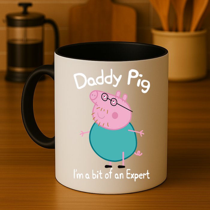 Daddy Pig I&X27;M An Expert Funny And Cute Character Mug