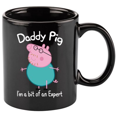 Daddy Pig I&X27;M An Expert Funny And Cute Character 11oz C Handle Ceramic Mug