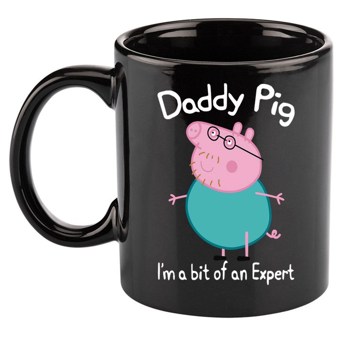Daddy Pig I&X27;M An Expert Funny And Cute Character 11oz C Handle Ceramic Mug