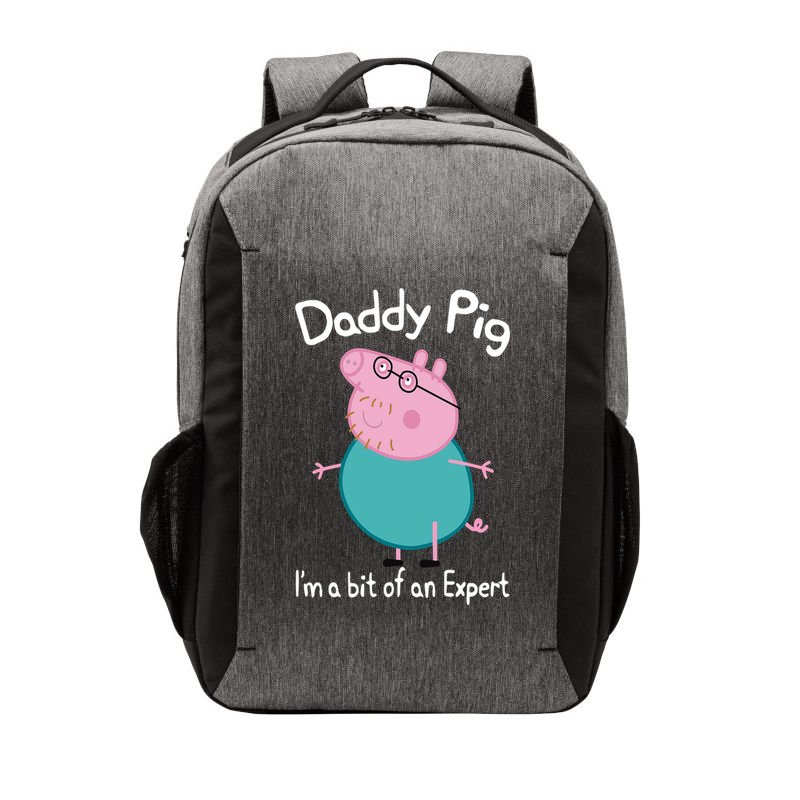 Daddy Pig I&X27;M An Expert Funny And Cute Character Vector Backpack