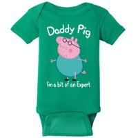 Daddy Pig I&X27;M An Expert Funny And Cute Character Baby Bodysuit