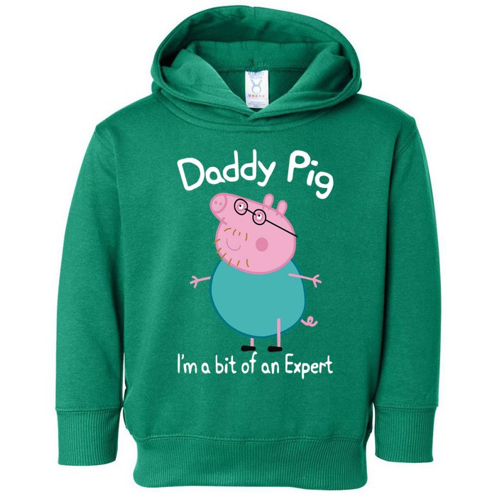 Daddy Pig I&X27;M An Expert Funny And Cute Character Toddler Hoodie