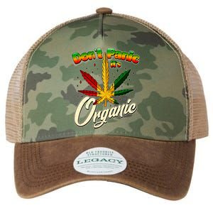 Dont Panic Its Organic Weed Marijuana Legacy Tie Dye Trucker Hat