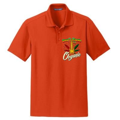 Dont Panic Its Organic Weed Marijuana Dry Zone Grid Polo