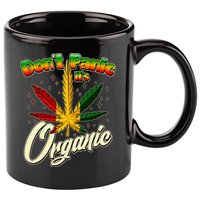 Dont Panic Its Organic Weed Marijuana 11oz C Handle Ceramic Mug