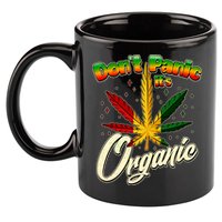 Dont Panic Its Organic Weed Marijuana 11oz C Handle Ceramic Mug