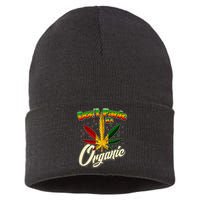 Dont Panic Its Organic Weed Marijuana Sustainable Knit Beanie