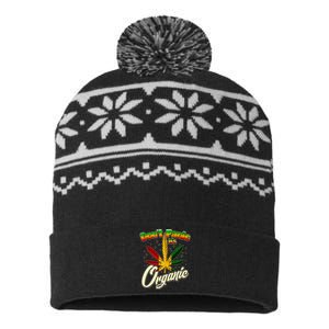 Dont Panic Its Organic Weed Marijuana USA-Made Snowflake Beanie