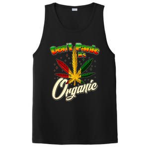 Dont Panic Its Organic Weed Marijuana PosiCharge Competitor Tank