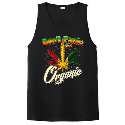 Dont Panic Its Organic Weed Marijuana PosiCharge Competitor Tank