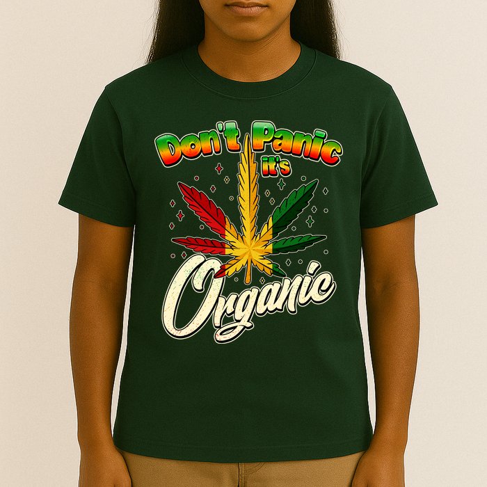 Dont Panic Its Organic Weed Marijuana T-Shirt