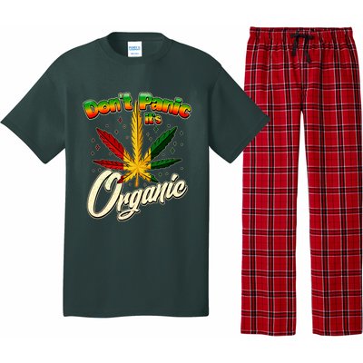 Dont Panic Its Organic Weed Marijuana Pajama Set