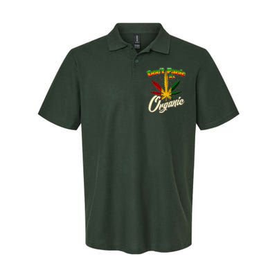 Dont Panic Its Organic Weed Marijuana Softstyle Adult Sport Polo