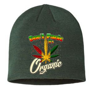 Dont Panic Its Organic Weed Marijuana Sustainable Beanie