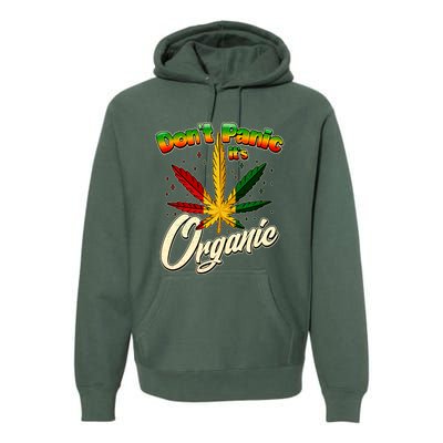 Dont Panic Its Organic Weed Marijuana Premium Hoodie